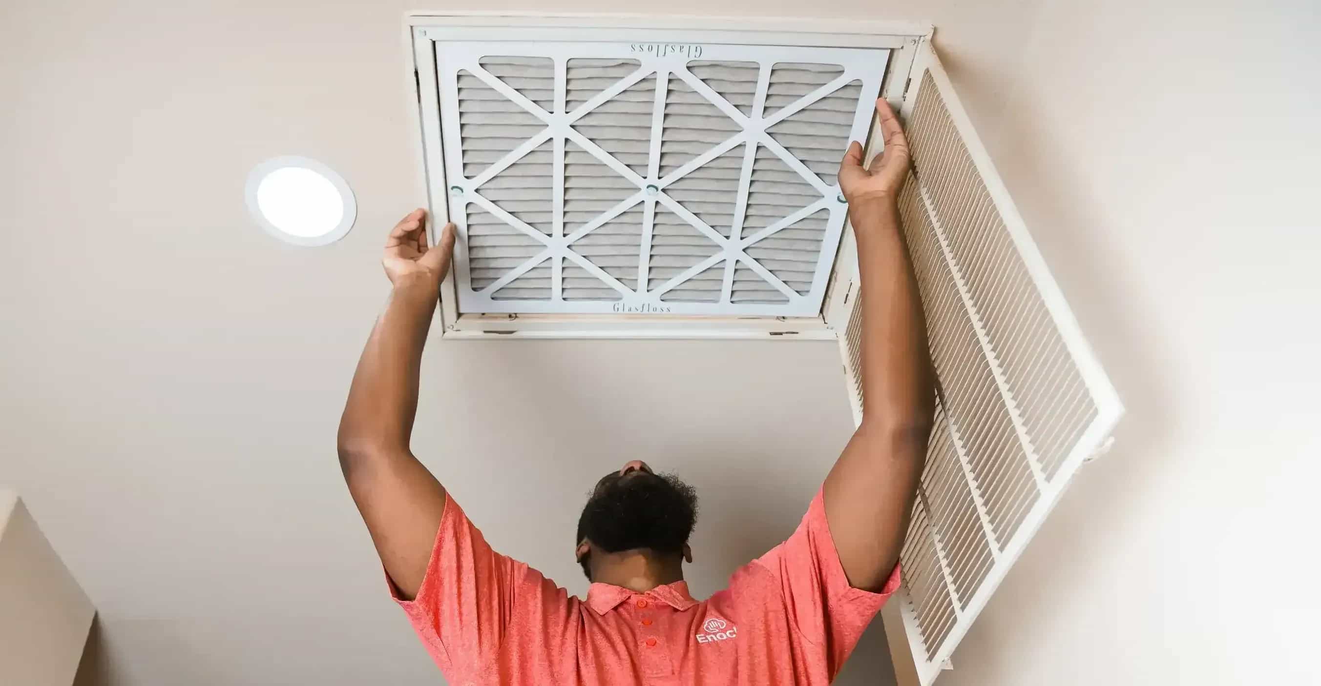 Central HVAC Installation by team enoch technician